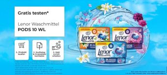 Lenor Pods Geld zurueck Aktion