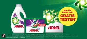 Ariel 3 x Geld zurueck